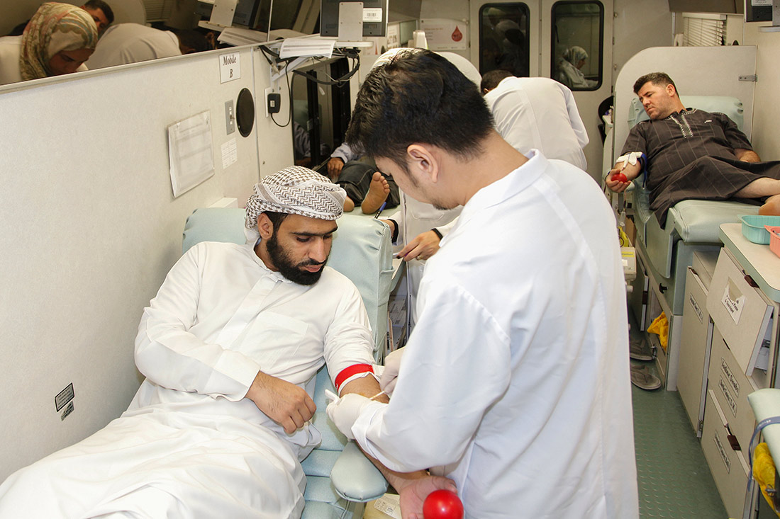 Blood donation campaign (Al Magfira Mosque Sharjah)