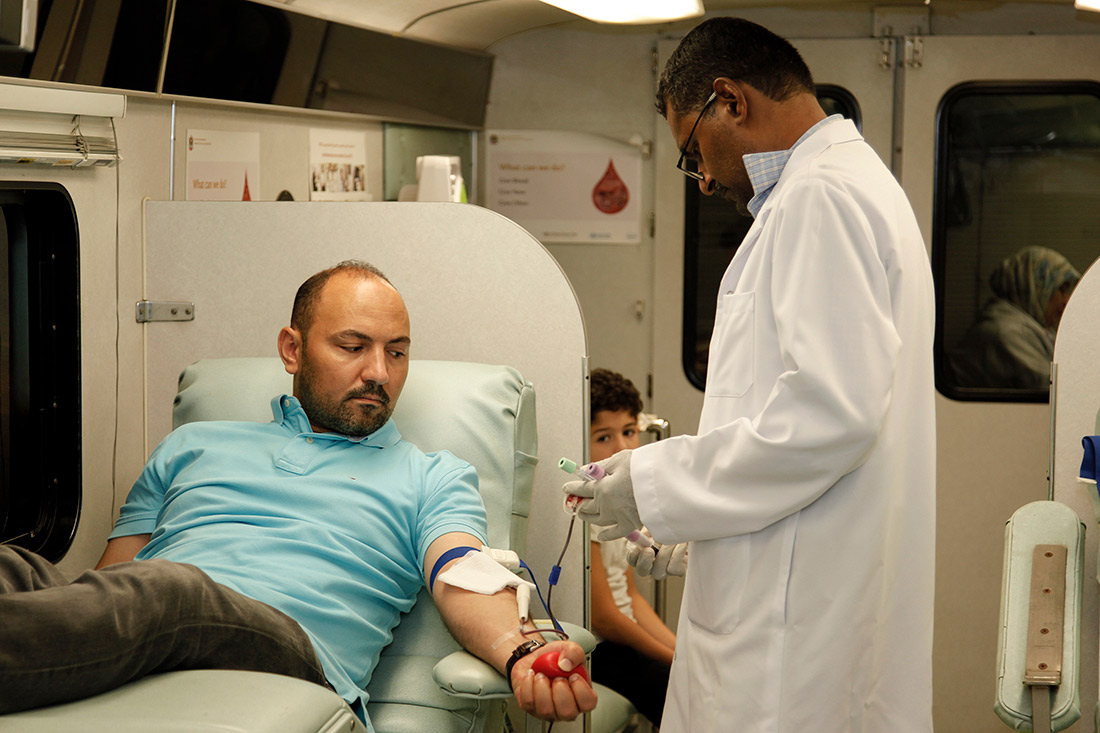 Blood donation campaign (Al Magfira Mosque Sharjah)